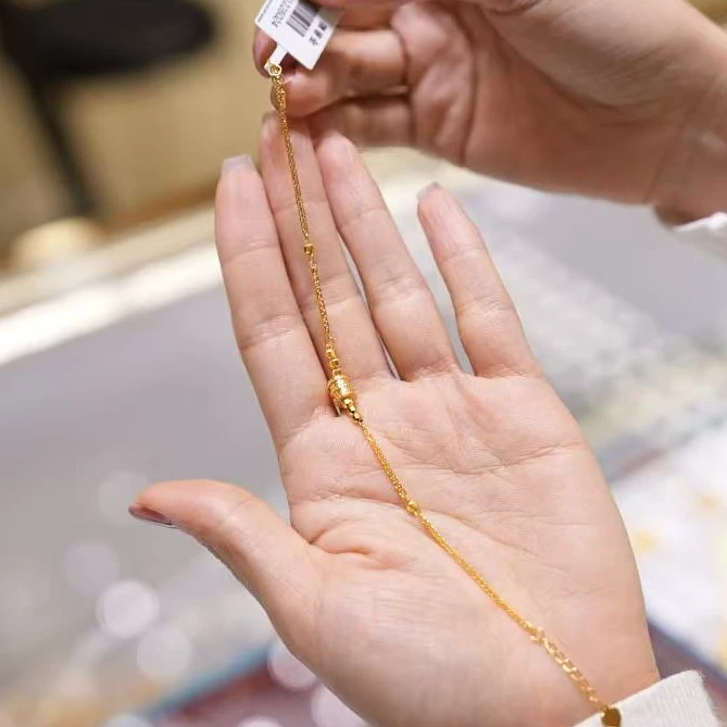 【澄澄专属】足金999小蛮腰手链系列 经典时尚百搭