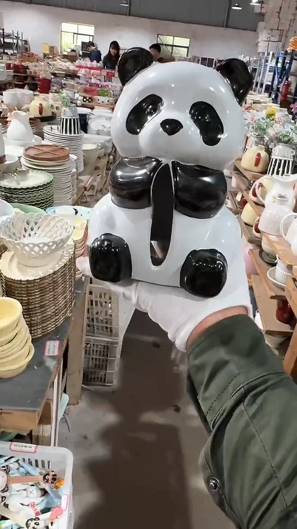 陶瓷熊猫 微瑕凑满20元包邮