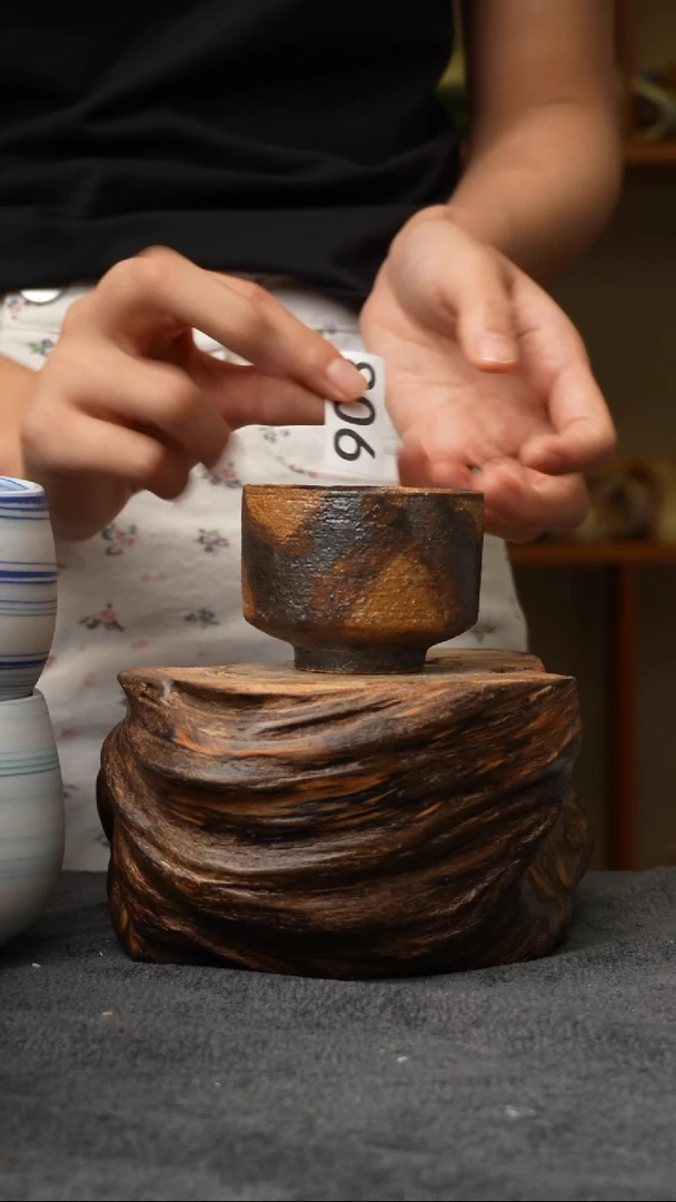 杯子806景德镇手工颜色釉杯子