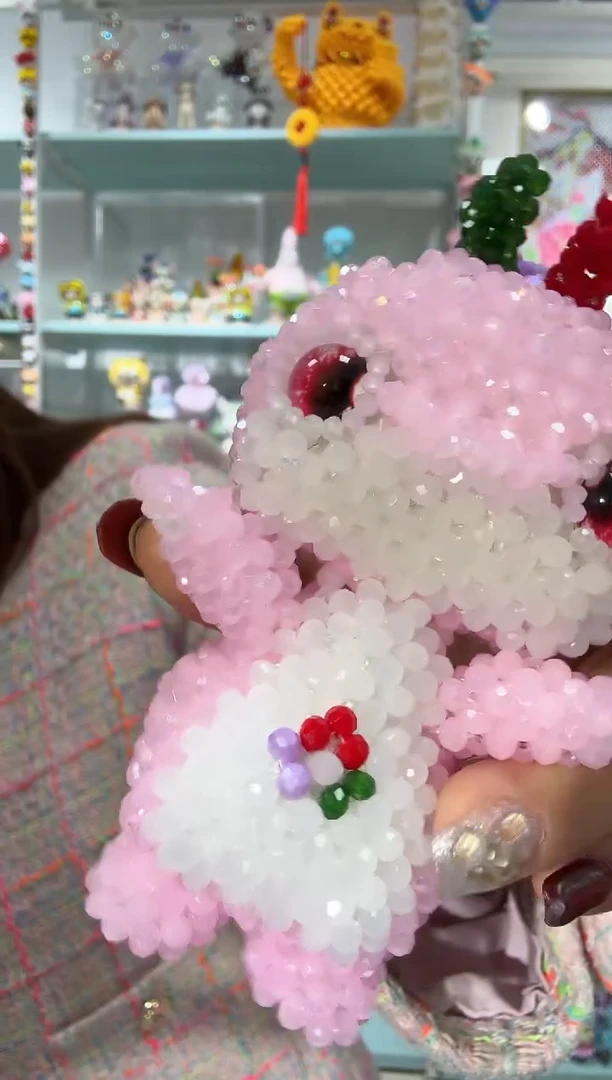 玻璃2605卡8规格粉色眼睛1对