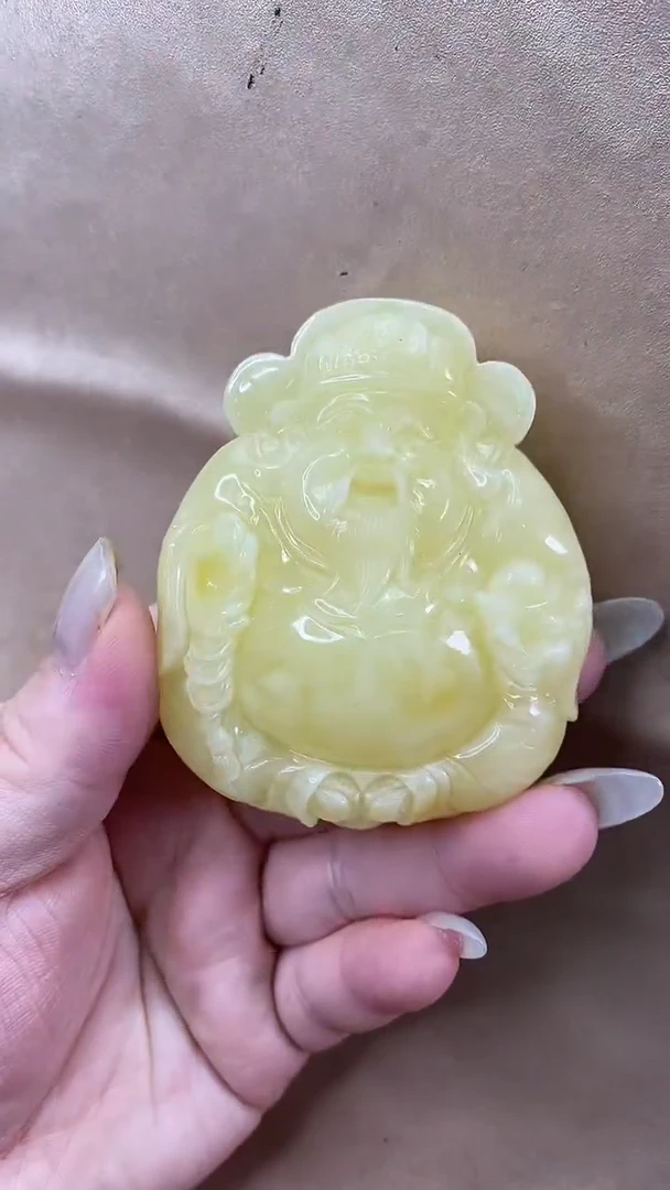 琥珀颈饰未镶嵌吊坠