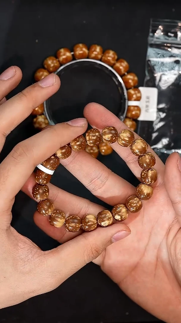 手串紫金鼠0514福利微瑕白斑熊猫实心老型卡12尺寸