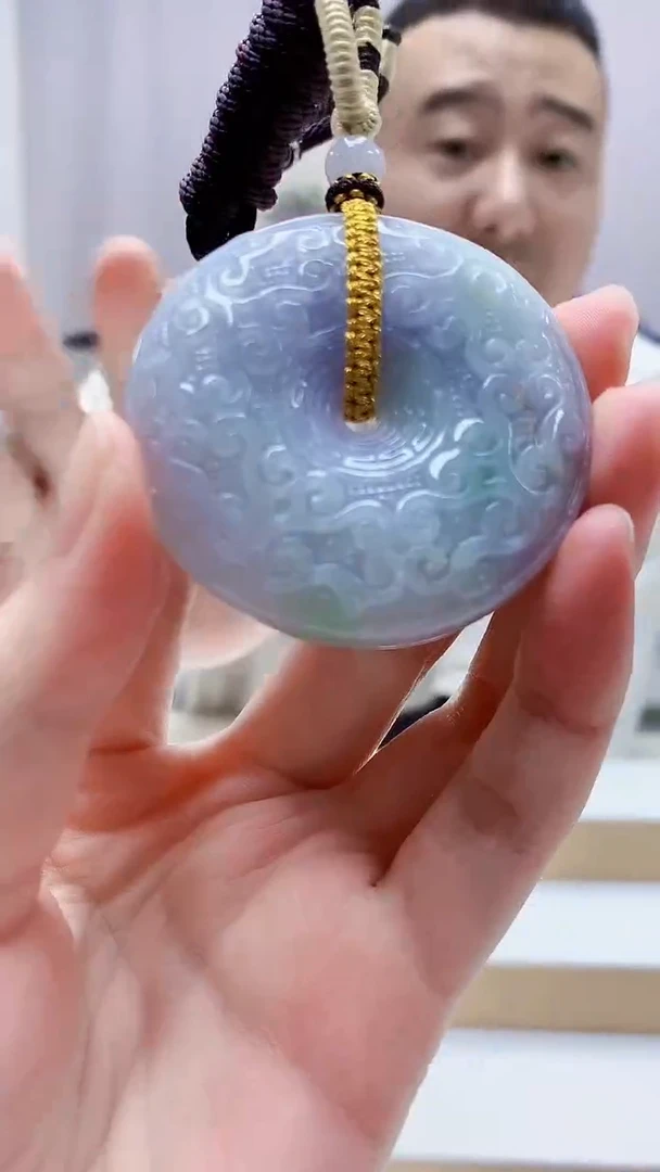 未镶嵌定制翡翠4898zm-毛货挂件27扣子