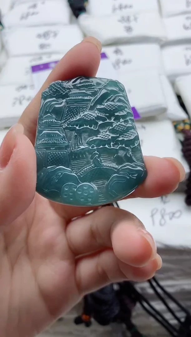 颈饰未镶嵌翡翠8