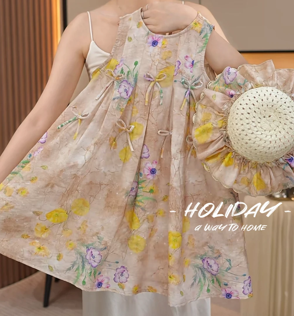 现货-女童连衣裙2025新款洋气夏款裙子