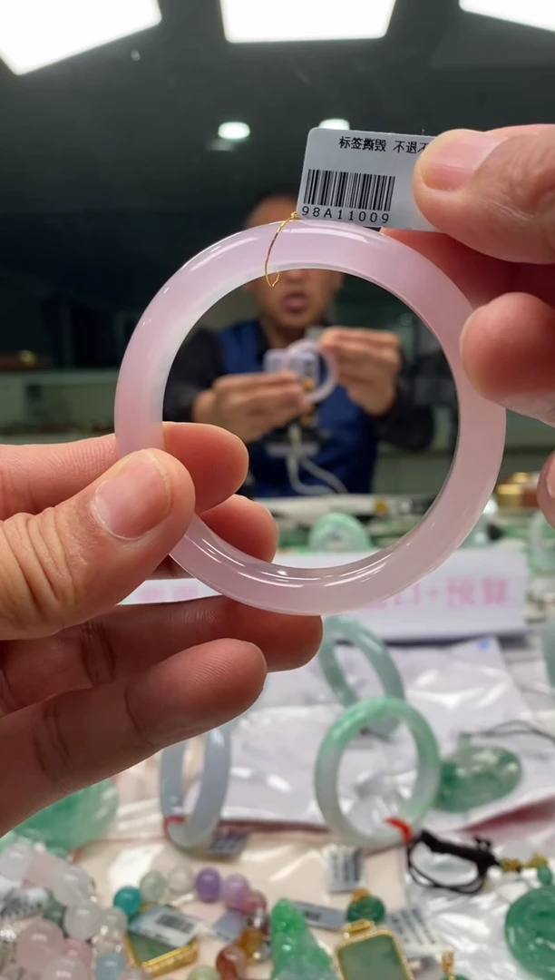 手镯玛瑙/玉髓未镶嵌三哥专属链接圈口56 编码 1009多样性发其一