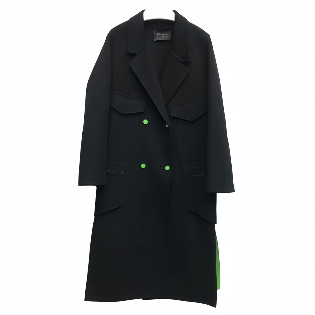 【YLANGENE】简约百搭毛呢大衣2093