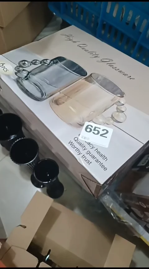 瓷林*…652玻璃把杯一盒