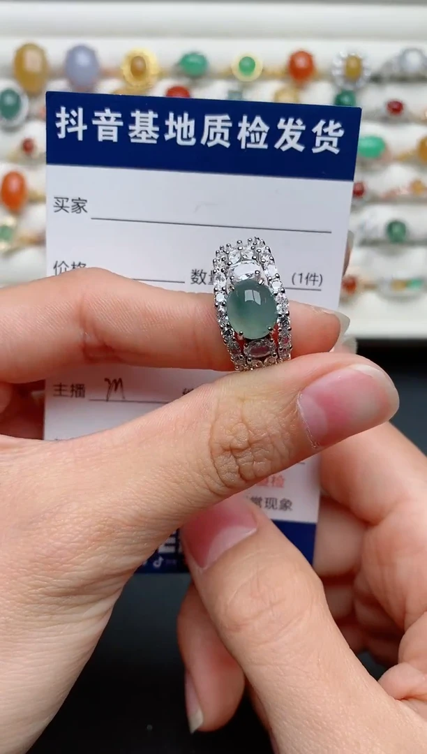 【闪购商品】翡翠戒指银S925镶嵌......