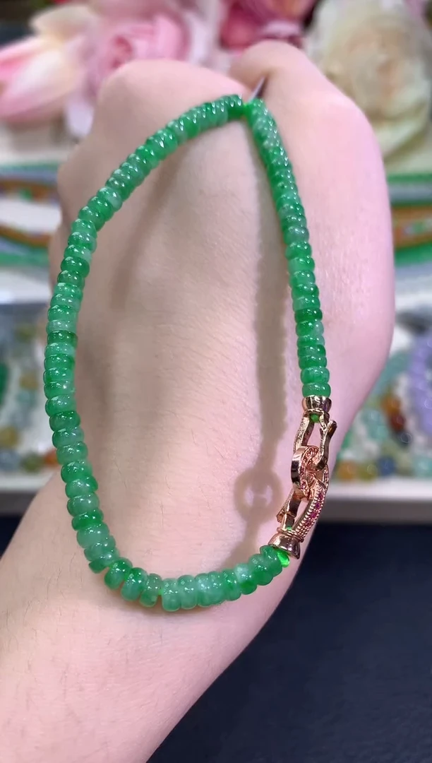 未镶嵌手串翡翠冬日珠宝E52