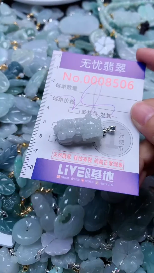 颈饰未镶嵌翡翠8506