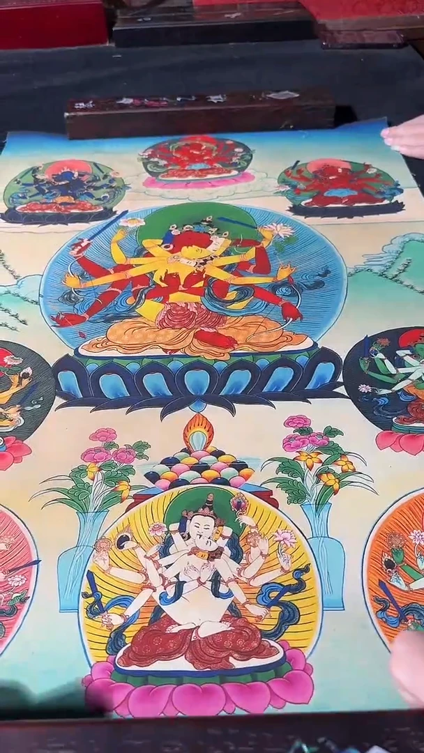 卷轴画藏式珍藏彩绘艺术馆104