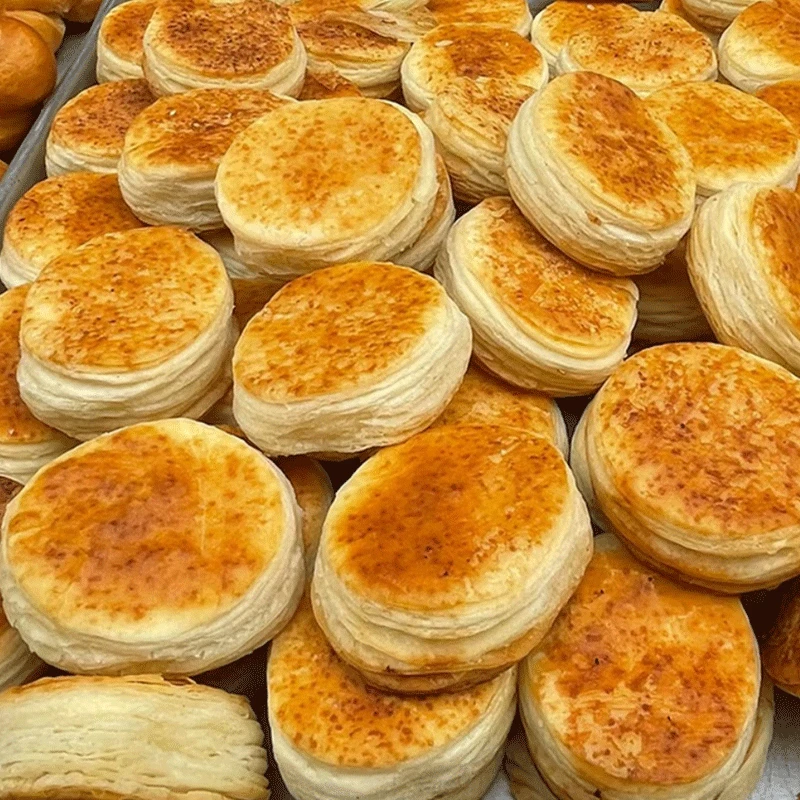 【速食代餐】椒盐火烧山东手工特色芝麻面饼老式香酥美味早餐主食