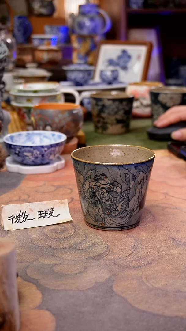 摆件荷花手工手绘手工手绘