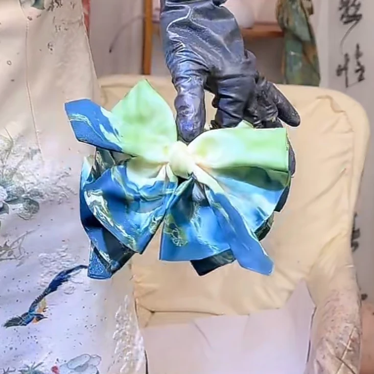 【拾一抢拍】天然大漆漂漆抓夹发夹发圈抢拍