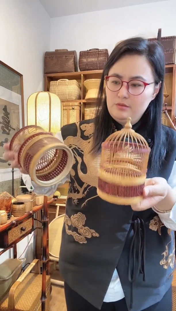 【闪购商品】手工竹编蝈蝈笼发货不挑颜色