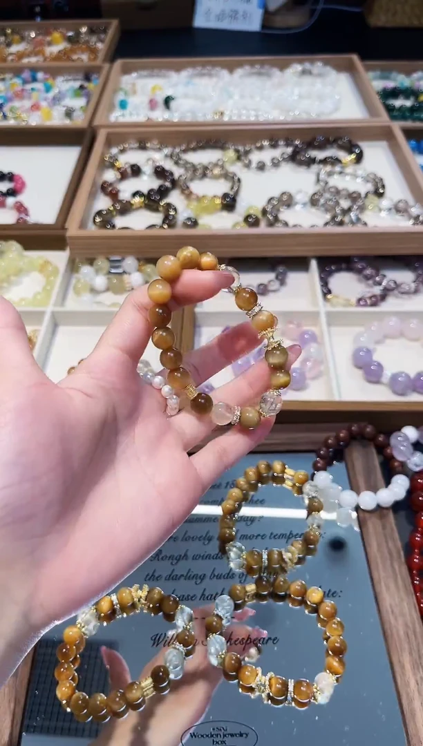 未镶嵌手串水晶金多多/多样性发一