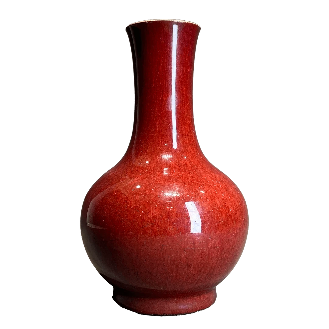 25020005x钧红釉赏瓶