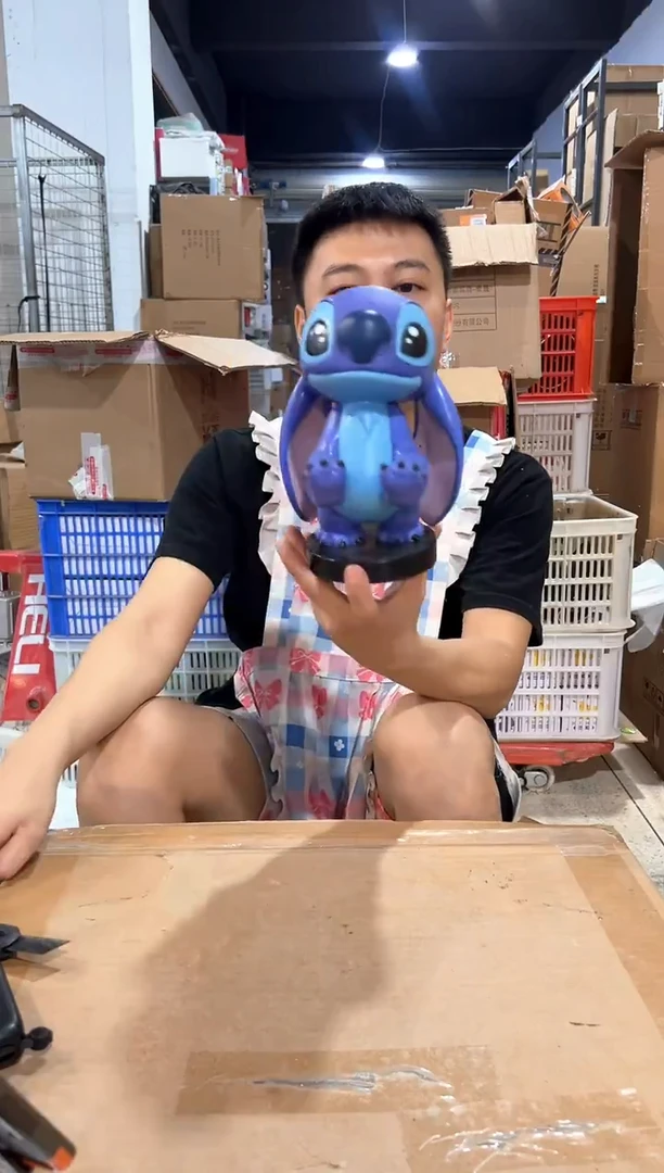 瓷片525-7史迪仔手机支架 微笑款