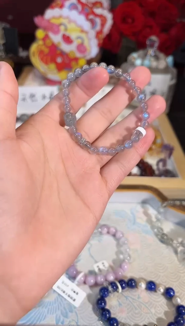 【闪购商品】月光石手链未镶嵌Q855手串