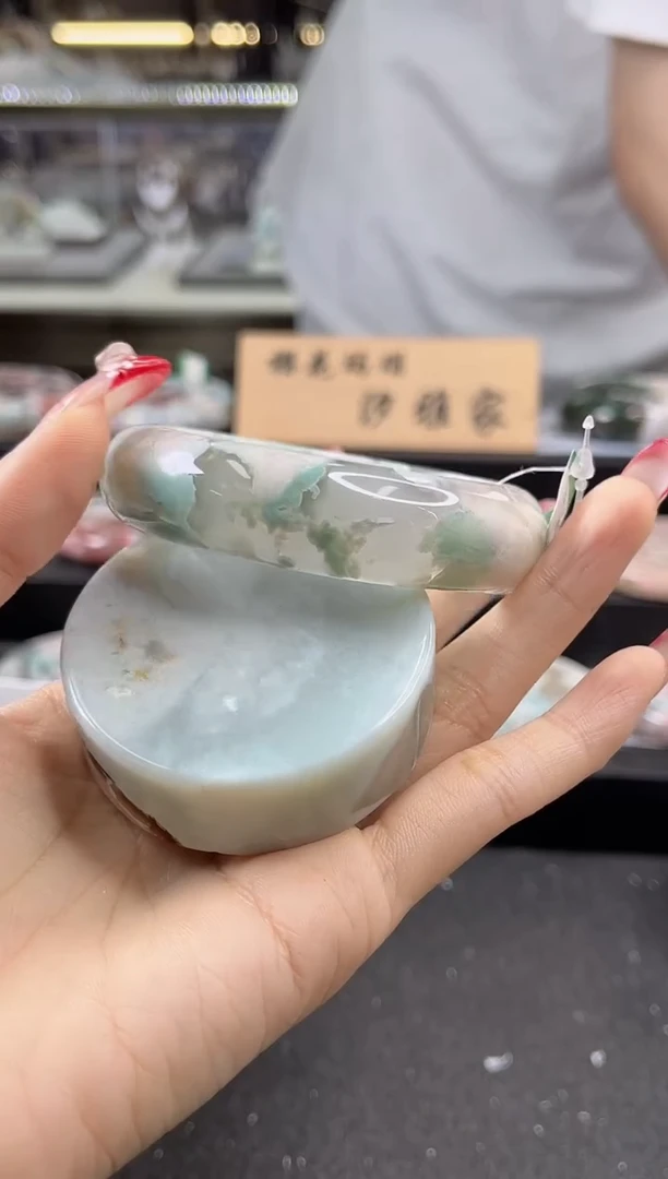未镶嵌手镯石英质玉59-60圈口 （赠品镯心）