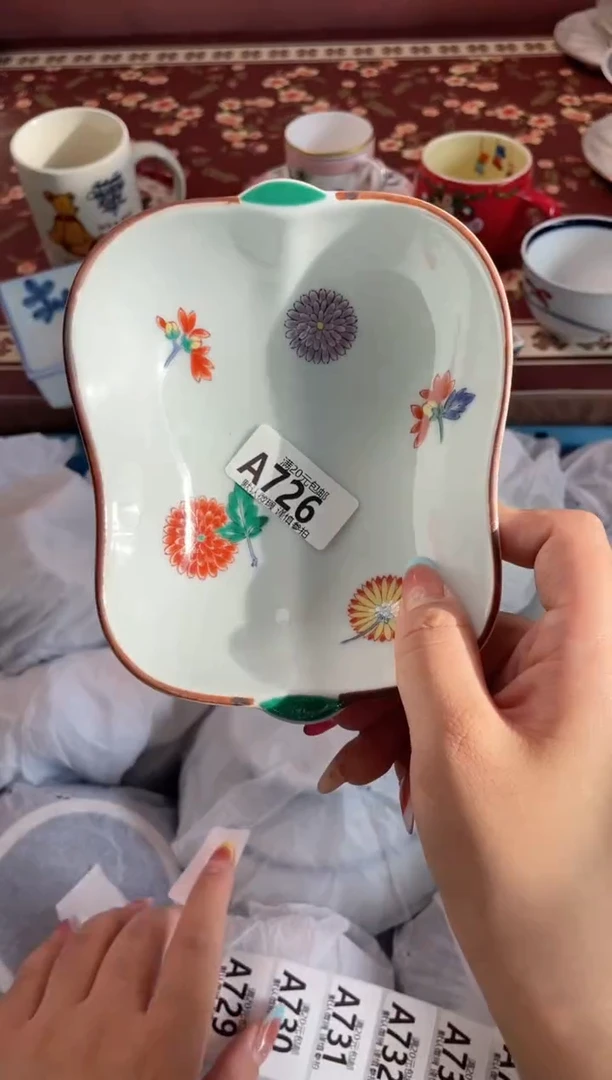 瓷片玲***雪瓷器瓷器A726