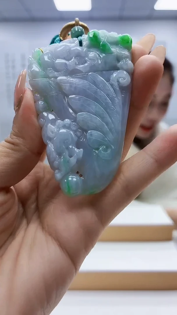 未镶嵌定制翡翠3099ty-毛货挂件96