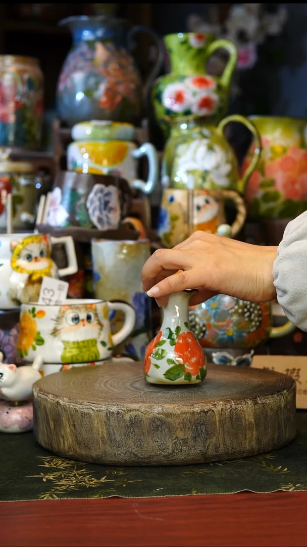 陶瓷77景德镇手工手绘釉下彩