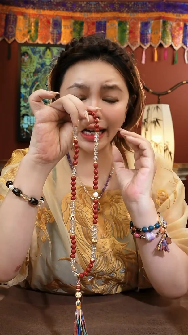 珠串红合香黄财神