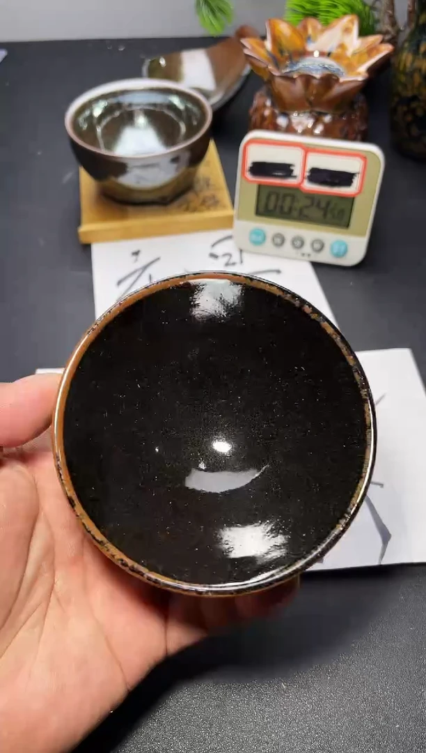 茶盏203叶紫建盏