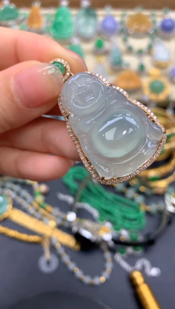 【闪购商品】翡翠颈饰18K金镶嵌207-中国好珍宝