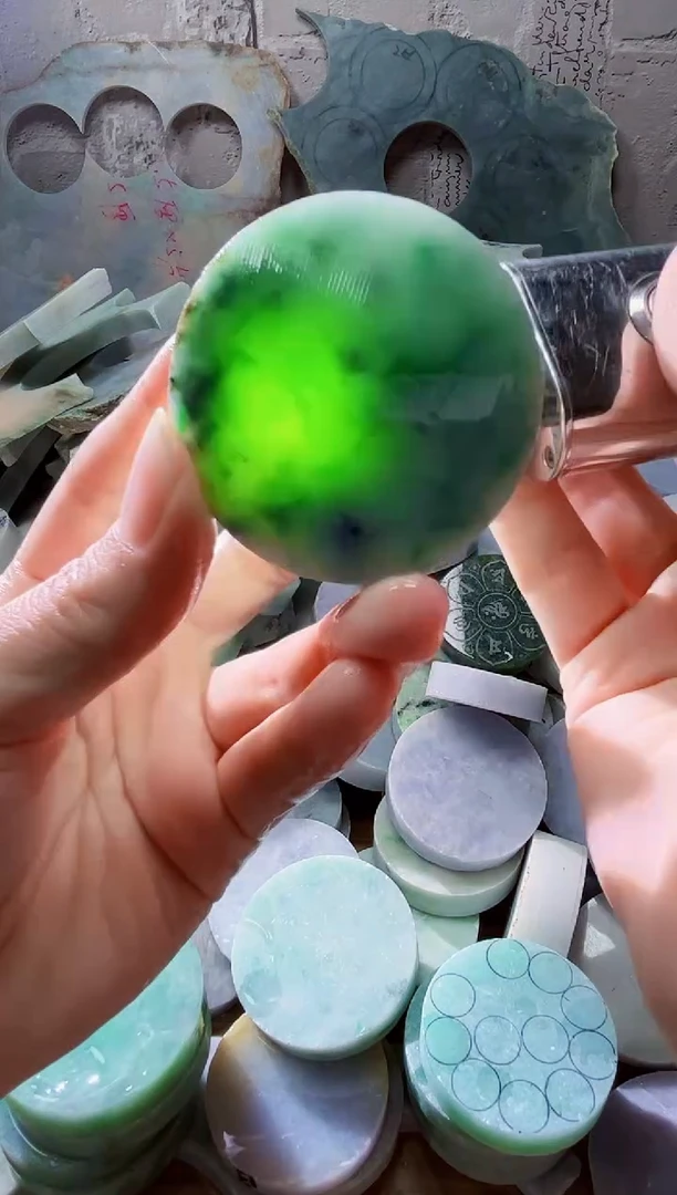 裸石翡翠天然翡翠A货936