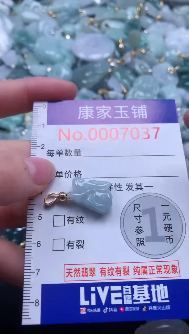 颈饰未镶嵌翡翠7037