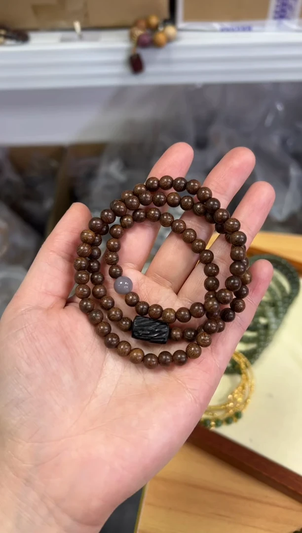 【闪购商品】苏木（金丝檀）手串/手链金丝檀木设计款多圈[0849]