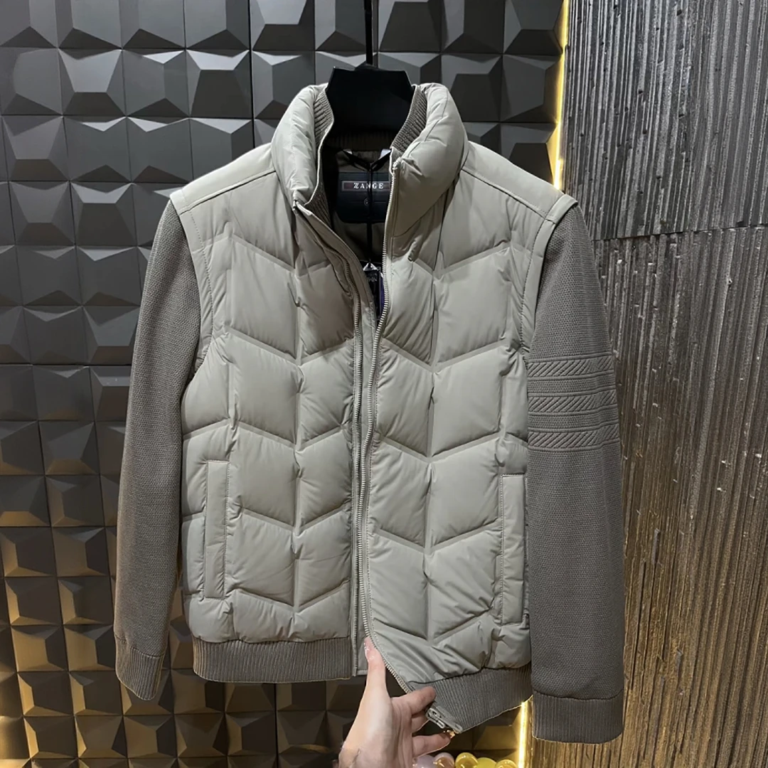 欧货 立领羽绒服/高奢欧货针织袖(可拆袖)百搭款82596