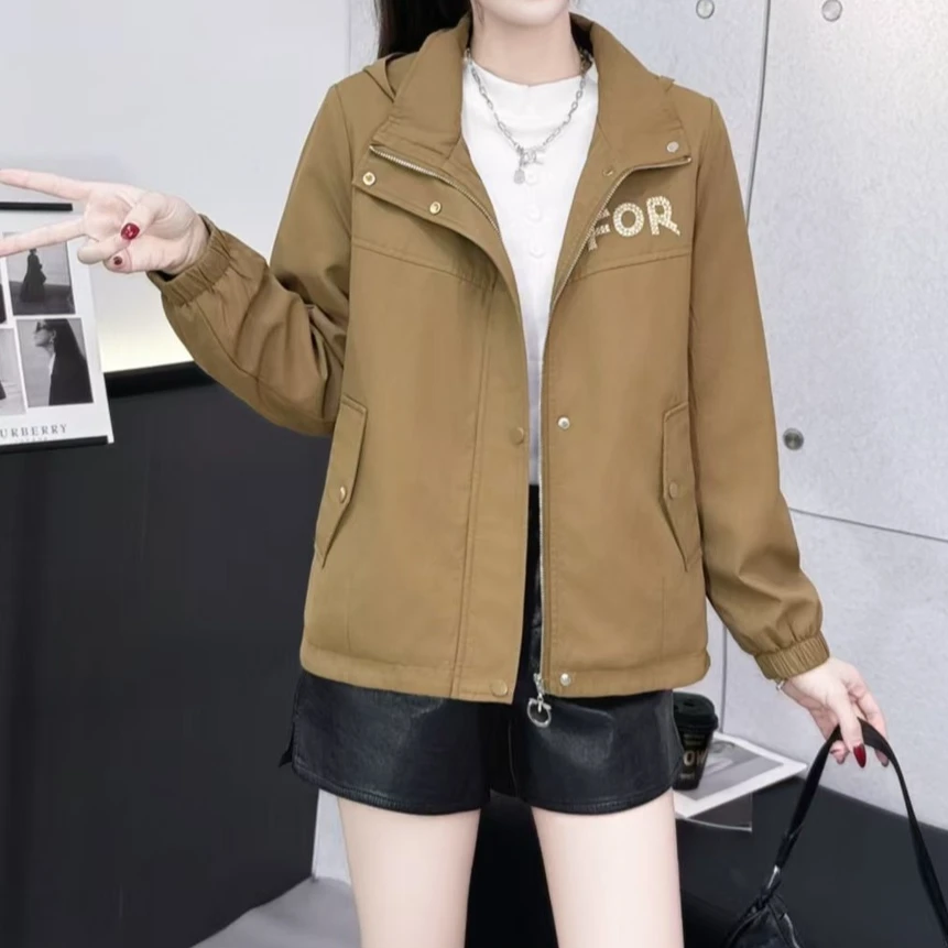 【衣联服饰】妈妈款冬季加绒休闲连帽外套810