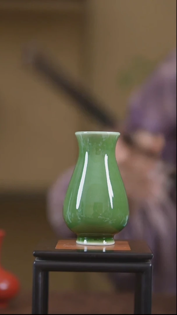 摆件景德镇陶瓷小花瓶85