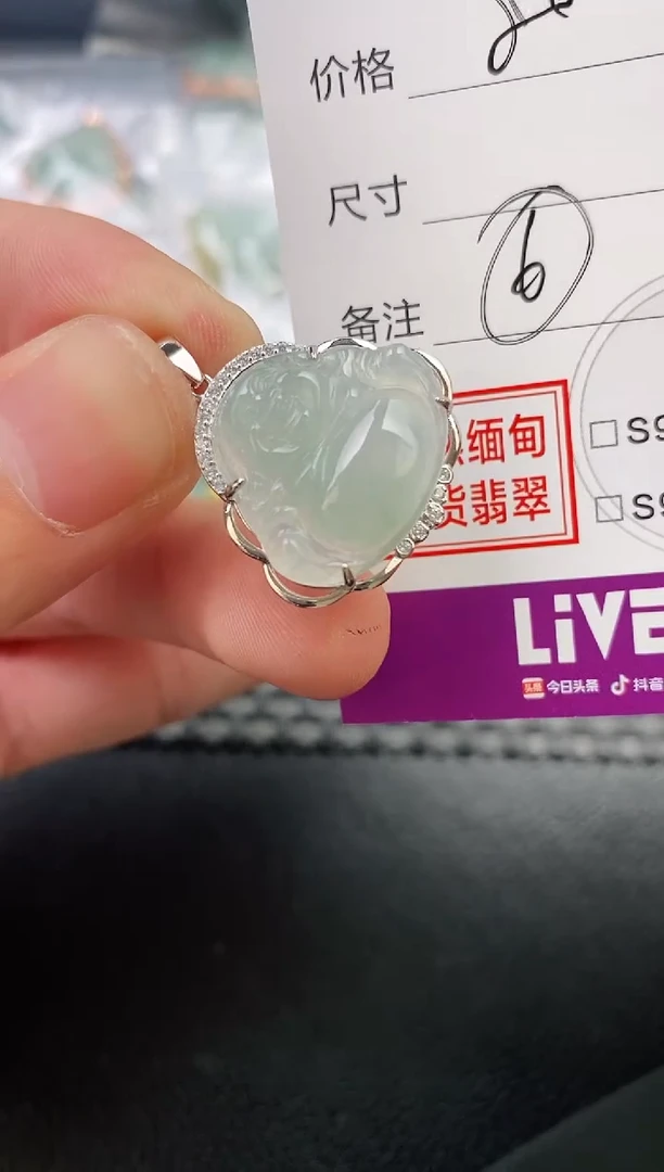 翡翠银S925镶嵌颈饰?****•吊坠