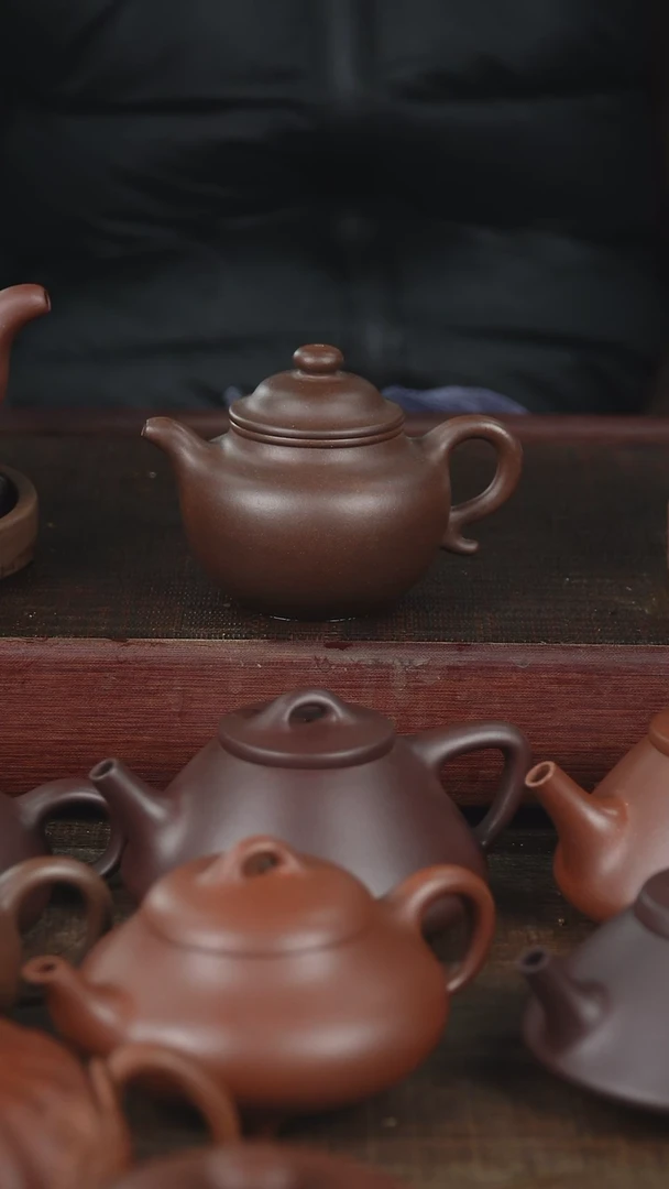 【闪购商品】紫砂茶壶微瑕190cc老紫泥莲子