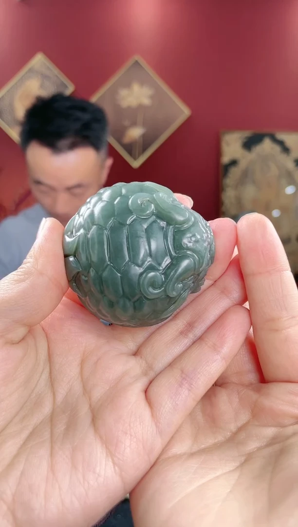 【闪购商品】和田玉把件未镶嵌且末蓝龙龟