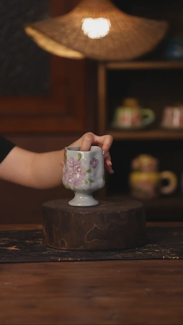 陶瓷景德镇高温釉下手绘陶瓷016