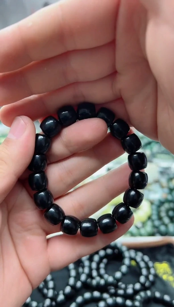 手串未镶嵌和田玉新疆塔县黑青12