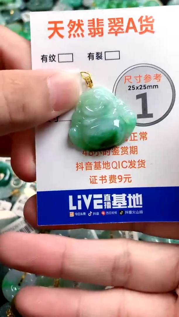 颈饰18K金镶嵌翡翠0315433167