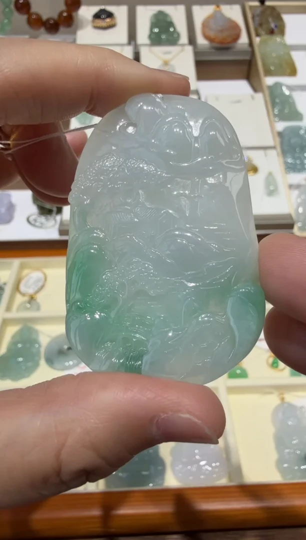 未镶嵌挂件翡翠A货翡翠多样性孤品