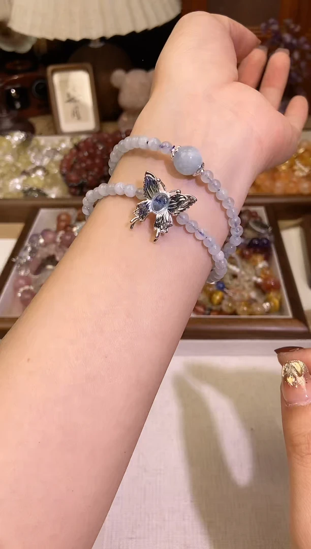 【闪购商品】海蓝宝石手链未镶嵌487