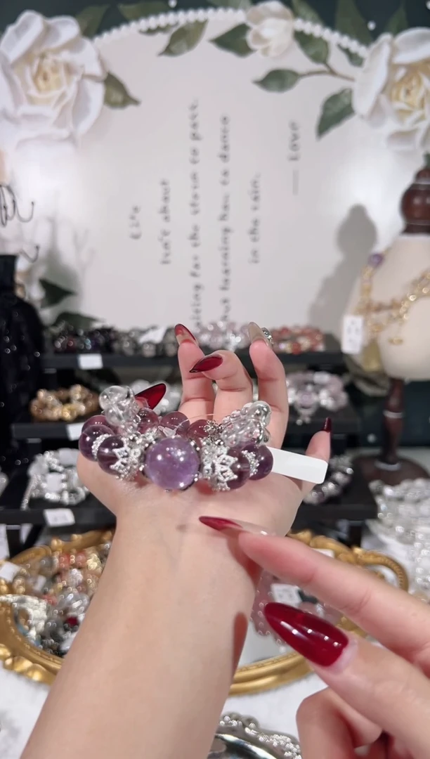 【闪购商品】水晶手链未镶嵌天然水晶默认微瑕 多样性发货发其一