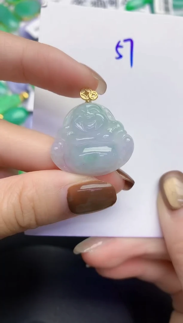 颈饰未镶嵌翡翠缅甸天然翡翠A货