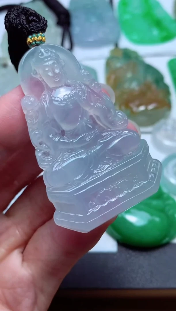 翡翠未镶嵌颈饰天然翡翠