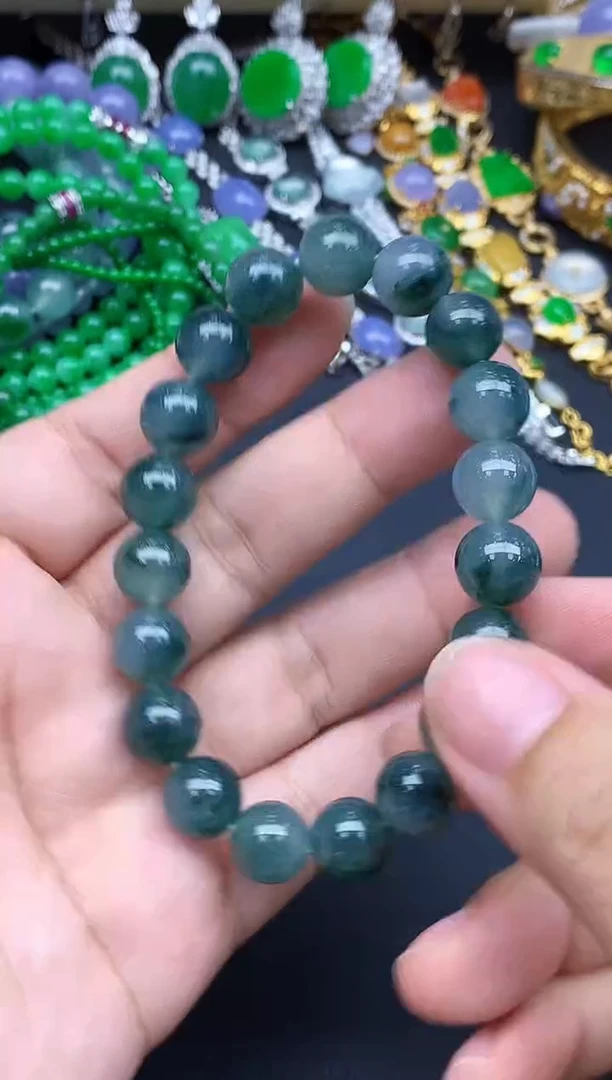 未镶嵌手链翡翠395-春日珠宝