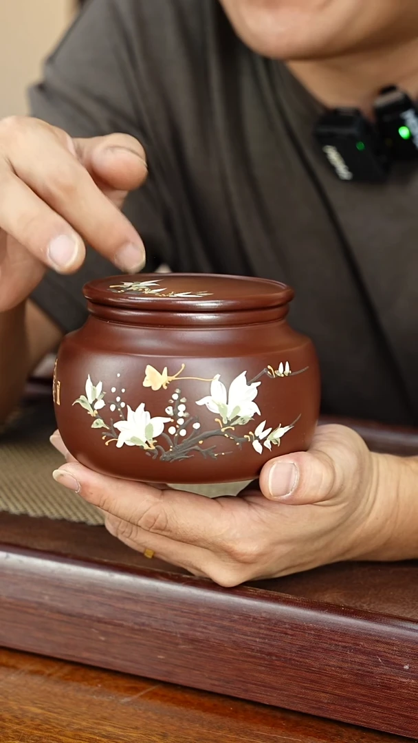 宜兴原矿紫砂茶叶罐